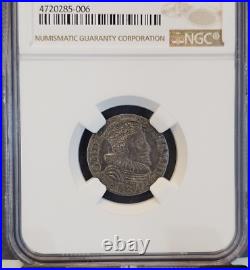 1594 Poland 3 Groschen Marienburg Ngc Xf 40 High Grade Beautiful Coin