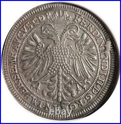 1627, Nurnberg (Free City), Ferdinand II. Beautiful Silver Thaler Coin. NGC AU+