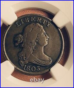 1803 Half Cent Draped Bust NGC VF30 Beautiful Coin