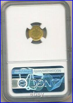 1851-o Gold $1 One Dollar-beautiful Coin! Ngc Graded Au58-ships Free
