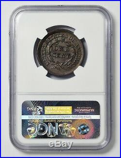 1852 Braided Hair Large Cent. NGC MC64 BN. Beautiful Even Toned Coin