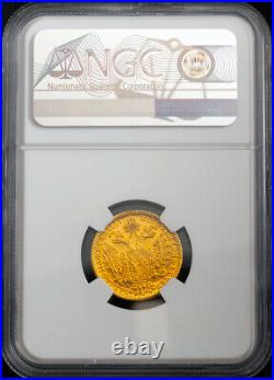 1861, Austria, Emperor Francis Joseph I. Beautiful Gold Ducat Coin. NGC MS-61