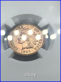 1865 Indian Head Cent NGC UNC Details Altered Color Beautiful Coin! Better Date