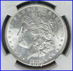 1878 7tf Rev Of 78 Morgan Silver Dollar Ngc Ms 62 Beautiful Coin Ref#04-030