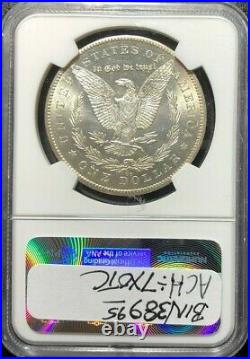 1878-cc Morgan Silver Dollarngc Ms 62beautiful Coin Ref#96-002