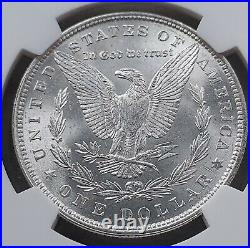 1879-P Morgan Silver Dollar NGC MS64. Beautiful Bright White Coin