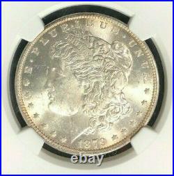 1879-o Morgan Silver Dollar Ngc Ms 63 Beautiful P. Q. Coin