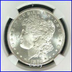 1880-s Morgan Silver Dollar Ngc Ms 66 Beautiful Coin Ref#75-001