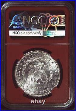 1881 S Morgan Silver Dollar NGC MS-66 Clara Barton Red Holder Beautiful Coin 074