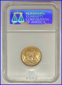 1882 $5. Gold Liberty NGC MS 63 Beautiful Coin