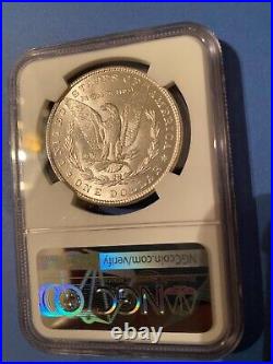 1882 Morgan dollar ms63 beautiful white coin none nicer