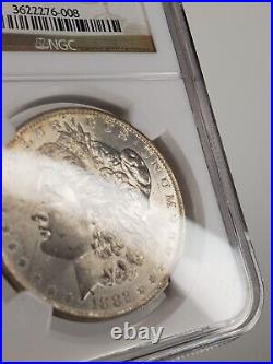 1882-O Morgan Silver Dollar NGC MS-63, silver luster, beautiful coin