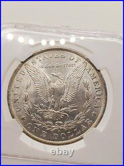 1882-O Morgan Silver Dollar NGC MS-63, silver luster, beautiful coin