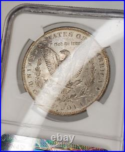 1882-O Morgan Silver Dollar NGC MS-63, silver luster, beautiful coin