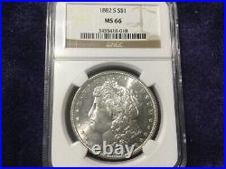 1882-S, MS66, Morgan Dollar, NGC Graded, Beautiful Coin, Excellent Strike