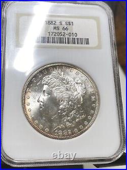 1882-s Morgan 1$ MS 66 (IN A NGC FATTY HOLDER) Great Rim Tone! Beautiful Coin