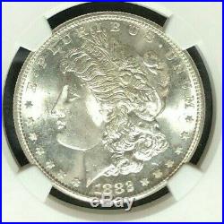 1882-s Morgan Silver Dollar Ngc Ms 66 Beautiful Coin Ref#34-017