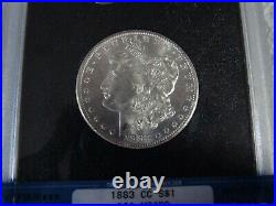 1883-CC GSA Hoard, NGC Graded MS64, Beautiful luster, Blast white, Nice Coin