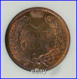 1883 Indian Cent Beautiful Coin NGC MS65RB CAC
