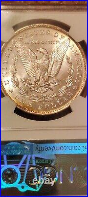 1883 O Morgan Silver Dollar NGC MS65 Beautiful lightly Toned Coin