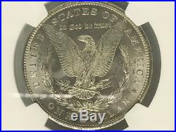 1884-CC Morgan Silver Dollar in NGC Holder, MS-63, Beautiful Coin