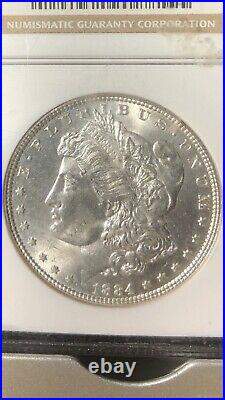1884 P Morgan Silver Dollar NGC MS64 Beautiful Coin Strong Strike