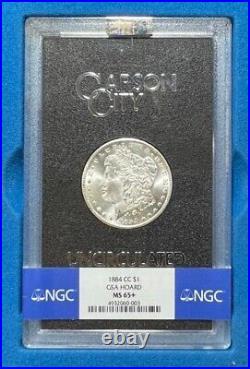 1884-cc Gsa Morgan Silver Dollarngc Ms 65+ Beautiful Coinref#60-003