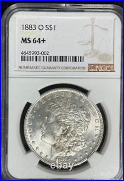 1884-o Morgan Silver Dollar Ngc Ms 64+ Beautiful Coin Ref#57-003