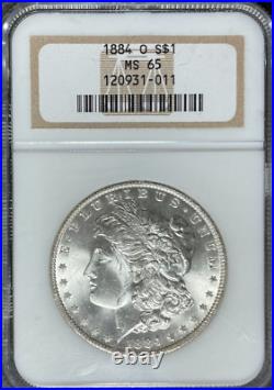 1884-o Morgan Silver Dollar Ngc Ms 65 Beautiful Coin Ref#31-011