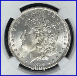 1884-o Morgan Silver Dollar Ngc Ms 66beautiful Coinref#86-006