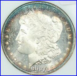 1885 1885-P Morgan Silver Dollar NGC MS66DPL DMPL Beautiful Blue toning