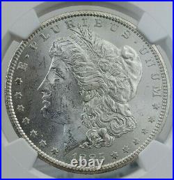 1885-CC Morgan Silver Dollar Grade MS-63 by NGC Beautiful Blast White Coin
