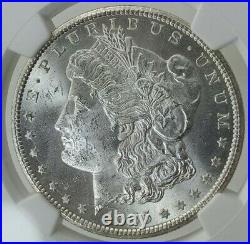 1885-CC Morgan Silver Dollar Grade MS-63 by NGC Beautiful Blast White Coin