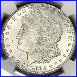1885 CC Morgan Silver Dollar Ngc Ms 63 Carson City Mint Beautiful Coin
