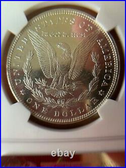 1885 NGC MS62DPL Morgan Dollar, beautiful DMPL coin