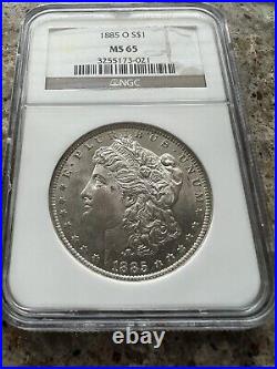 1885-O Morgan Silver Dollar NGC MS65 Beautiful Coin? Superb Eye Appeal