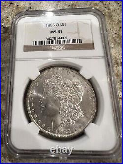 1885-O Morgan Silver Dollar NGC MS65 Beautiful Coin? Superb Eye Appeal