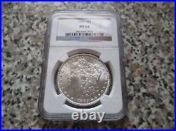 1885 P Morgan Silver Dollar NGC MS64 BEAUTIFUL COIN