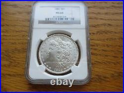 1885 P Morgan Silver Dollar NGC MS64 BEAUTIFUL COIN