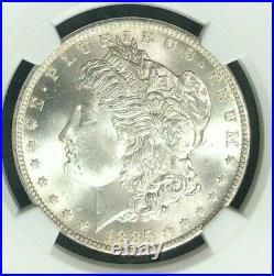 1885-o Morgan Silver Dollar Ngc Ms 65+ Beautiful Coin Ref#29-011
