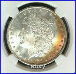 1885-o Morgan Silver Dollar Ngc Ms 66 Beautiful Coin Ref#27-058