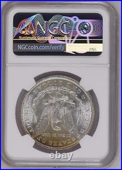 1886 Morgan Silver Dollar NGC Certified MS-65 Beautiful Luster Coin Toning 8002