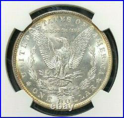 1886 Morgan Silver Dollar Ngc Ms 65+ Beautiful Coin Ref#92-001