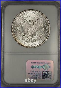 1887 Morgan Silver Dollar $1 Coin NGC MS-63 Beautifully Toned Obverse (13J)