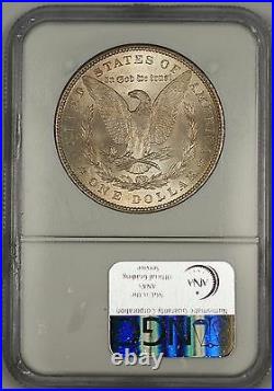 1887 Morgan Silver Dollar $1 Coin NGC MS-64 Beautifully Toned Obverse (13b)