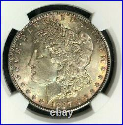 1887 Morgan Silver Dollar Ngc Ms 64 Wow Beautiful Coin Ref#60-071