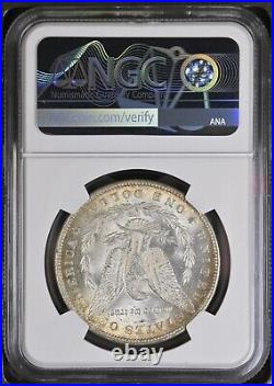 1888p Morgan Dollar /double Sided Rim Toning /ngc Ms63 Certified Beautiful Coin