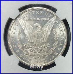 1890-cc Morgan Silver Dollarngc Ms 63beautiful Coin Ref#71-111