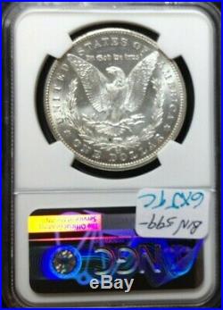 1891-cc Carson City Morgan Silver Dollar Ngc Ms 62 Beautiful Coin Ref#007