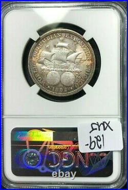 1892 Expo Columbian Silver Half Dollar Ngc Ms 64 Beautiful Coin Ref#22-006